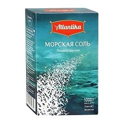 Соль Морская Крупная ATLANTIKA 1 кг